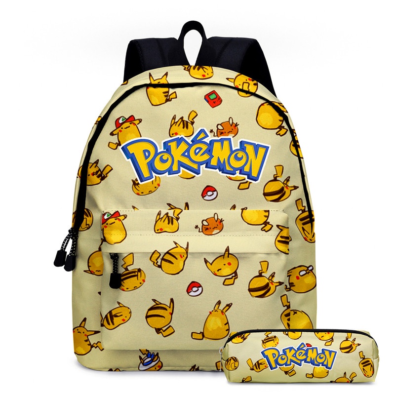 Pikachu Bag Pokemon Go Backpack Pikachu Anime Figures Kids Bags Big
