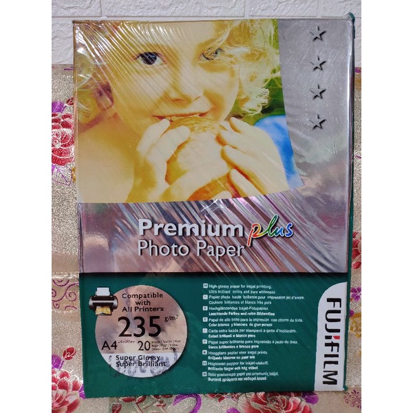 FUJIFILM WOVEN PHOTO PAPER A4 235GSM (per piece/sheet) Shopee Philippines