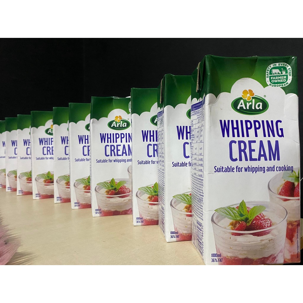 ARLA WHIPPING CREAM 1L Expiry Date June 29, 2024 Shopee Philippines