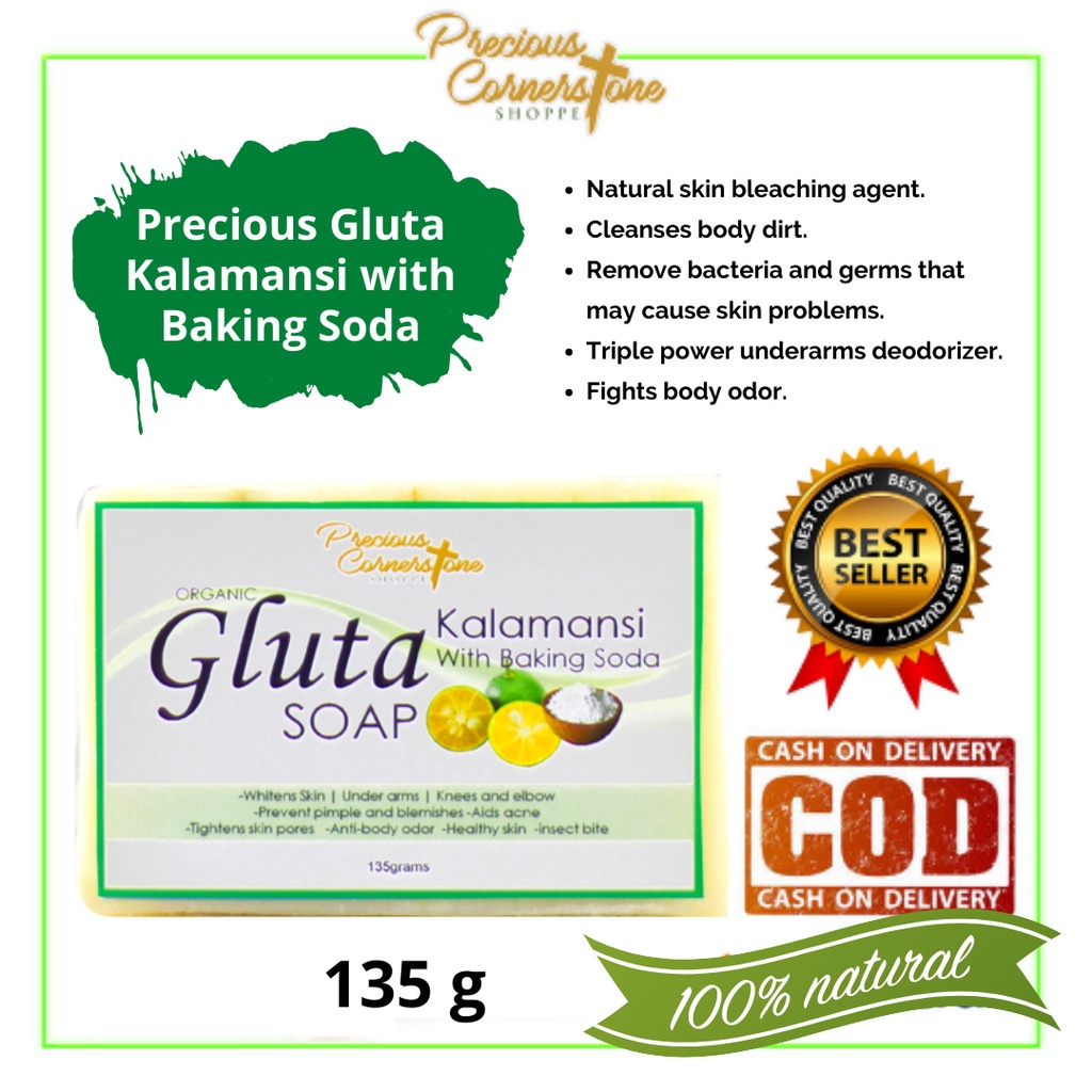 GLUTA KALAMANSI with BAKING SODA Whitening SOAP 135g Shopee Philippines