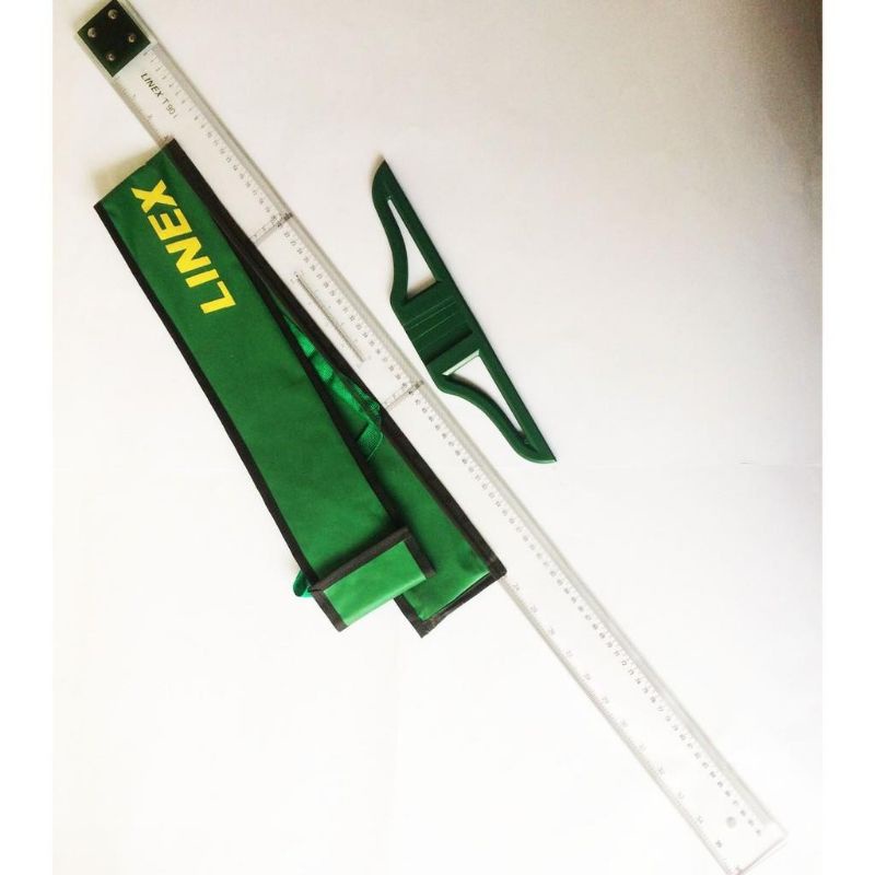 LINEX TSquare ruler with detachable head with Bag Acrylic and wood