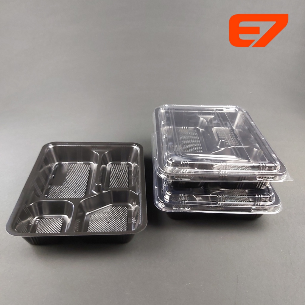 Bento Tray HIFT 101 Bulkhead 4 Lunch Box Take away Lunch Box (10pcs