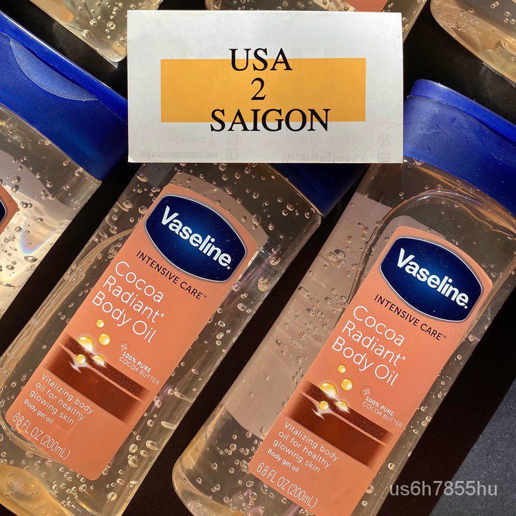 Vaseline Cocoa Radiant Body Oil Vaseline Body Oil Body Gel Oil G0XC
