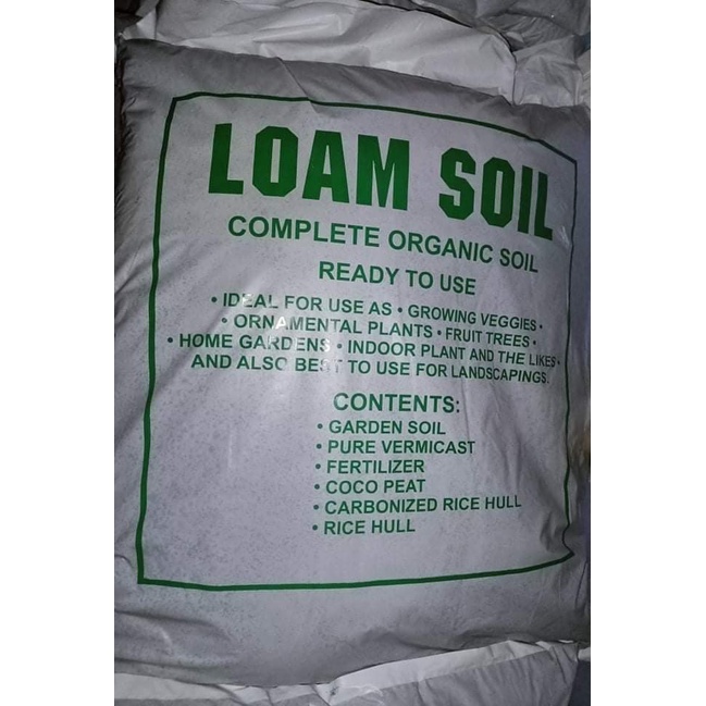 QUALITY LOAM SOIL / ORGANIC SOIL ( 89 KILOS PER BAG ) for your lovely