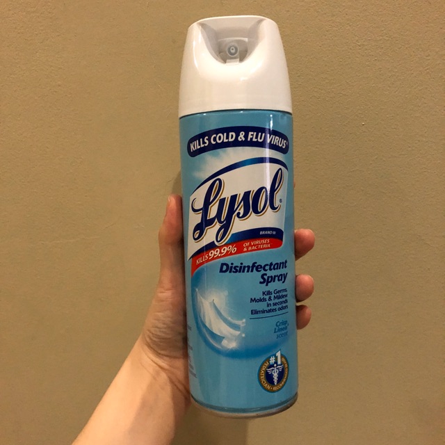 Lysol Disinfectant Spray Crisp Linen Scent 340g Shopee Philippines
