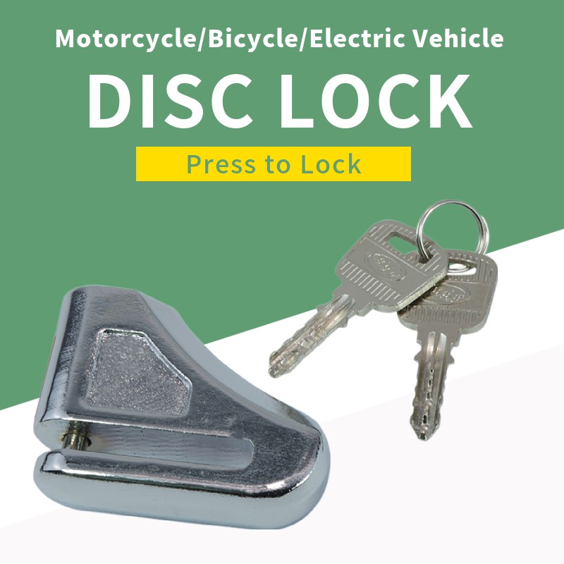 Motorcycles Disc Brake Lock with 2 Keys AntiTheft HeavyDuty Security