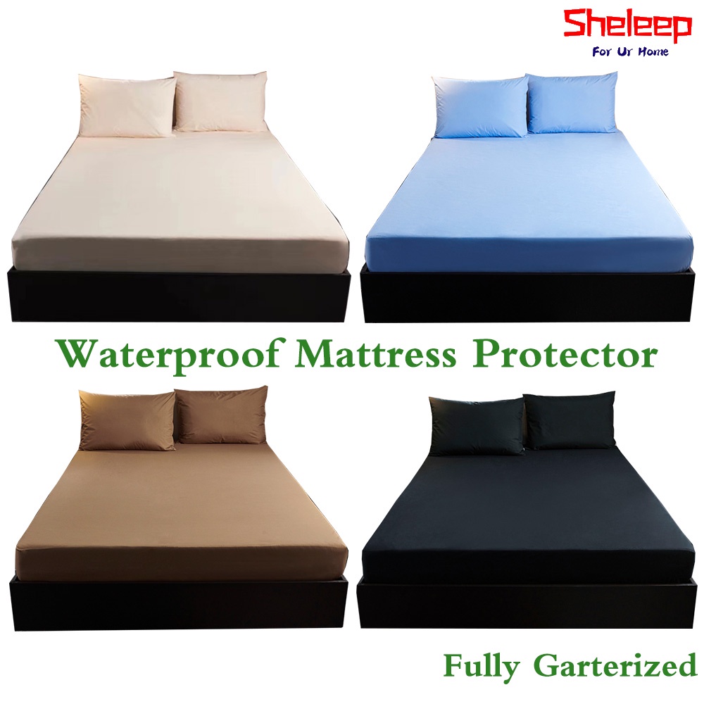 Sheleep Waterproof Mattress Cover Full Package Style Single/Double/Full