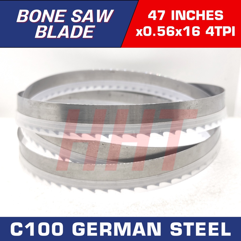 47 inches 1194mm Bone Saw Bonesaw Blade Band Saw Blade C100 German Steel J120 bonesaw machine