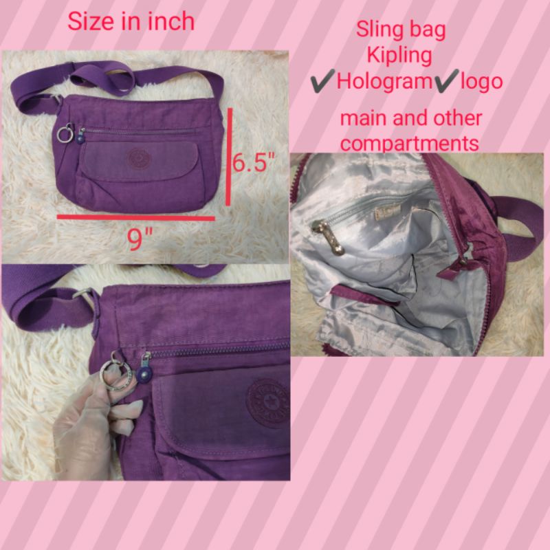 Kipling sling bag(ukay) Shopee Philippines