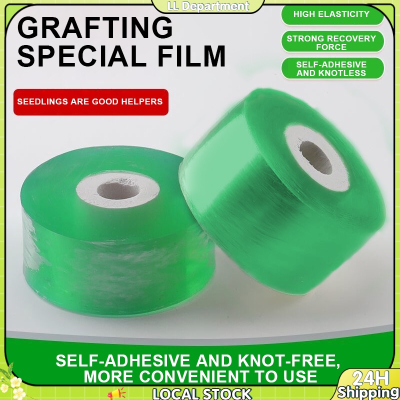 PVC Grafting Tape Stretchable Self Adhesive Wire Stretch Film Tape Gardening Bind Belt Grafting