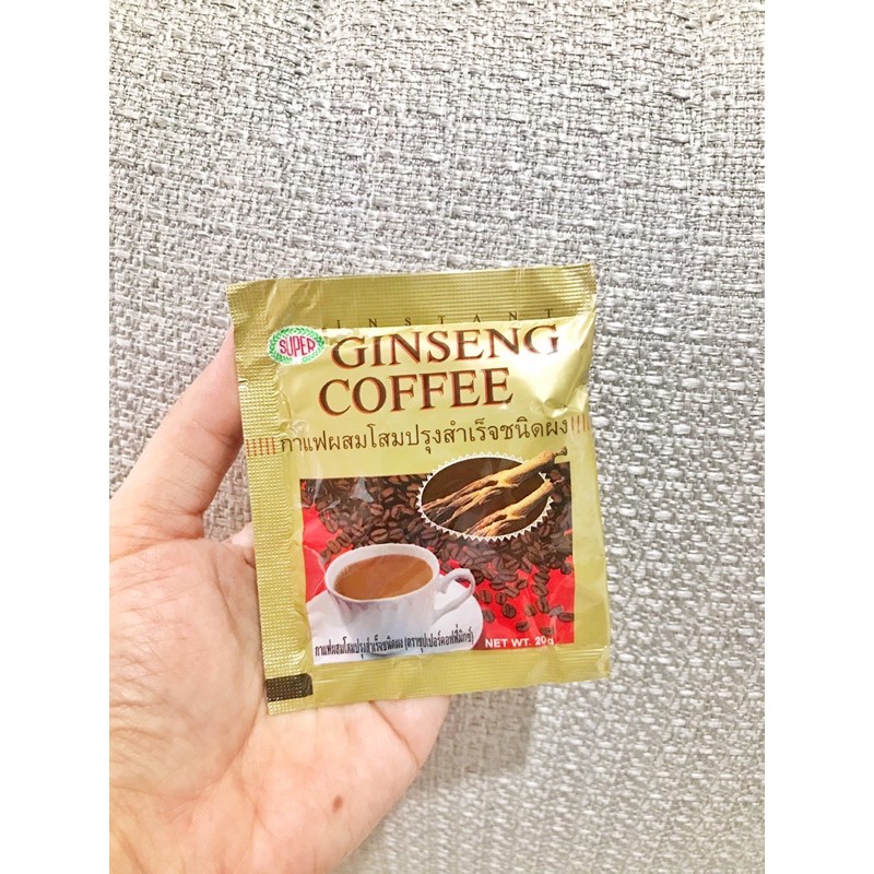 Super Instant Ginseng Coffee (per sachet) Shopee Philippines