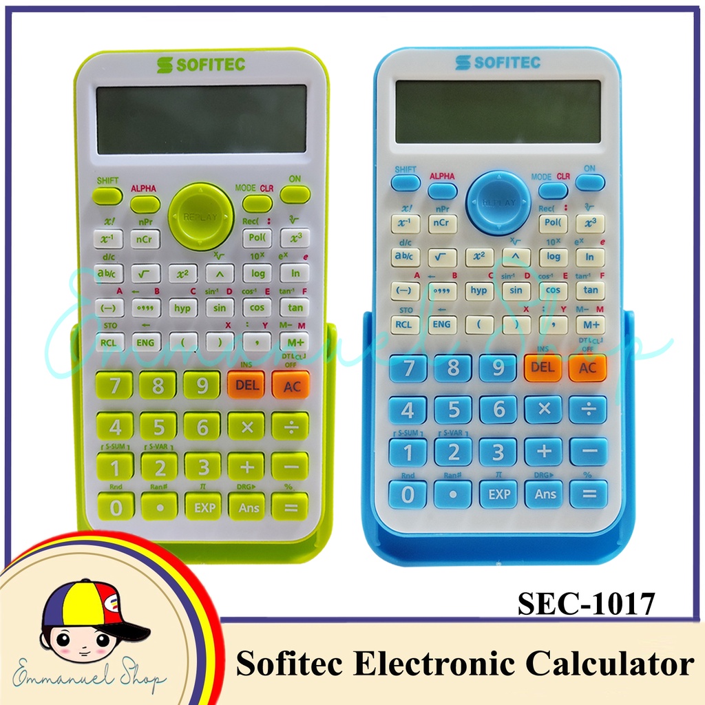 Scientific Calculator Battery Functioned 2Line LCD Display Calculator