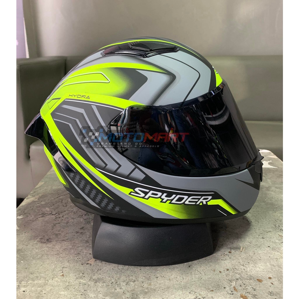 SPYDER HELMET HE ROGUE GD 3N71M_S (MATTE BLACK/ NEON YELLOW/BLUE