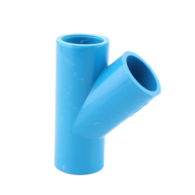1pc 20/25/32/40mm PVC Pipe Y Tee Connector Garden Irrigation Aquarium