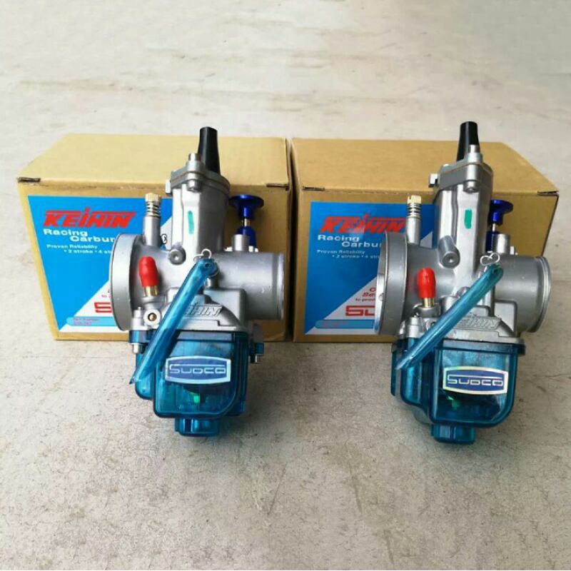Original Keihin SUDCO 28mm flat slide racing Carburetor Transparent