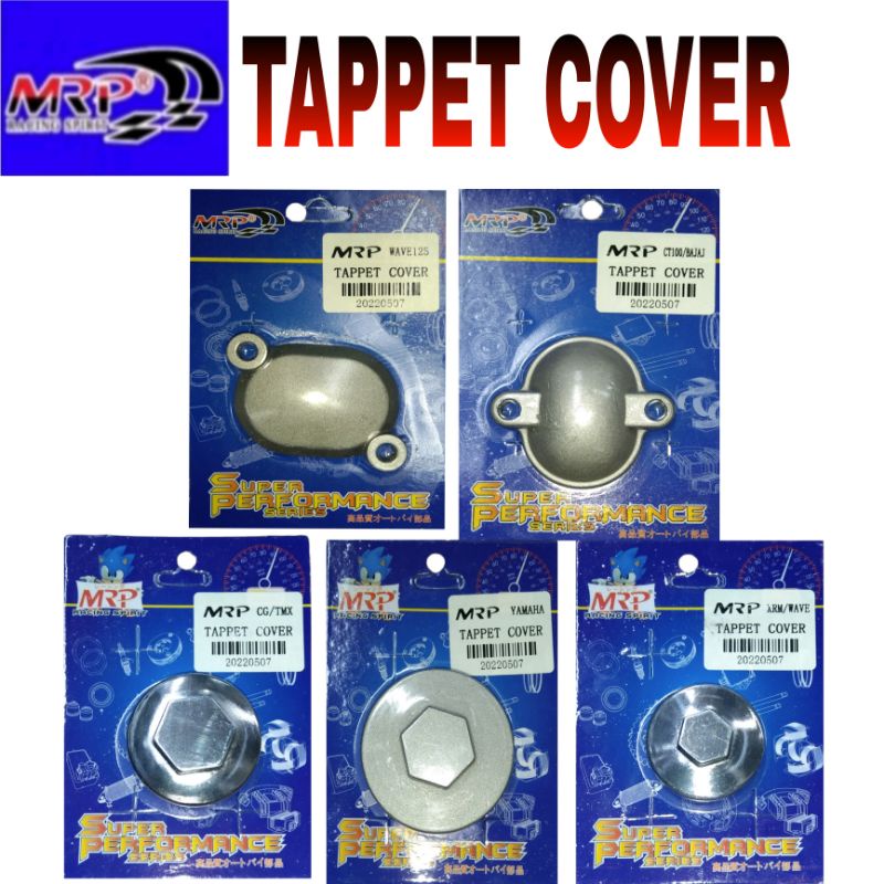 MRP TAPPET COVER CT100/BAJAJ, CG/TMX, XRM/WAVE, YAMAHA, WAVE125