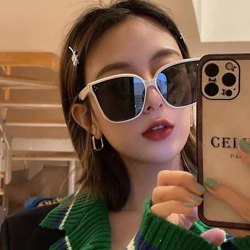 Xiaohongshu GM Female Influencer Glasses New Style AntiUltraviolet