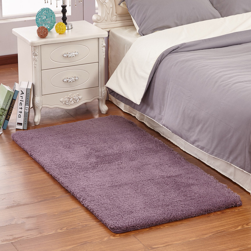 HOMEYOUNG Super Thick Soft Deluxe Arctic Velvet Fluffy Doormat Rugs