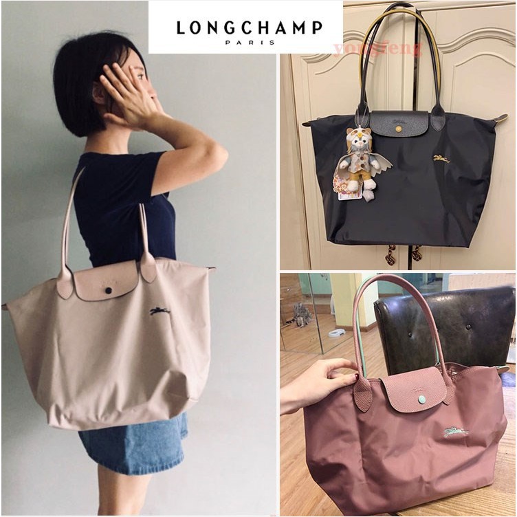 Longchamp Le Pliage Waterproof nylon material tote bag Women handbag