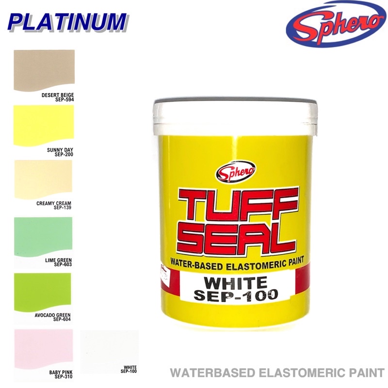 4Ltrs / Gallon TUFFSEAL Waterbased Elastomeric Paint (Sphero) Sold