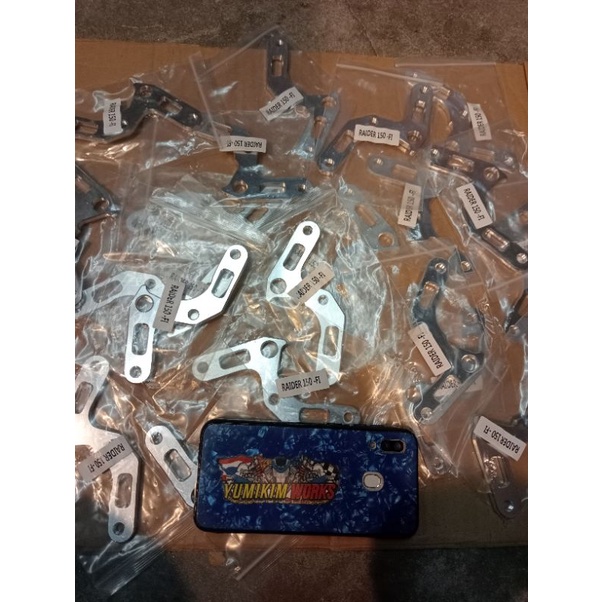 Caliper bracket Raider Fi 150 (CNC)model 2016 to 2021 only Shopee