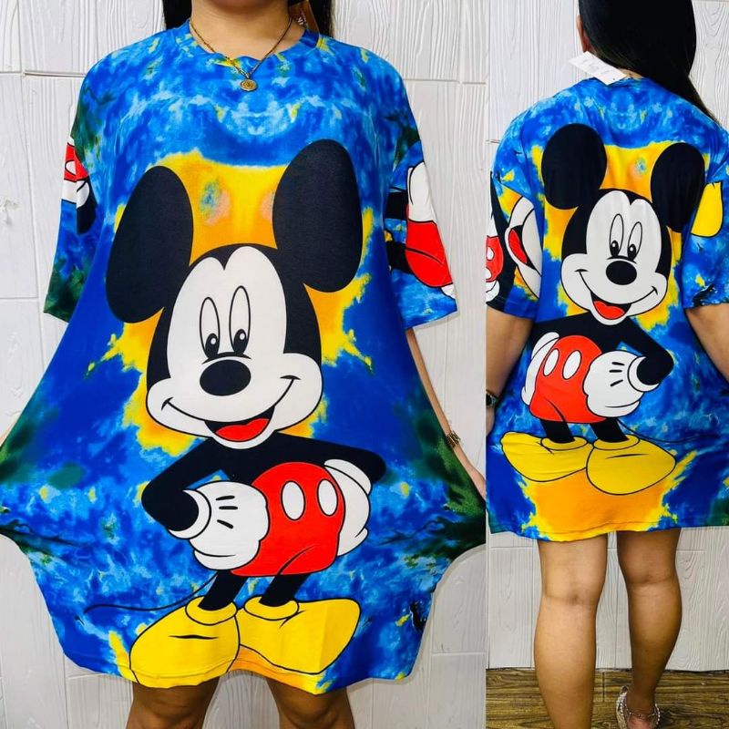 MICKEY MOUSE DRESS/SHIRT PLUS SIZE Shopee Philippines