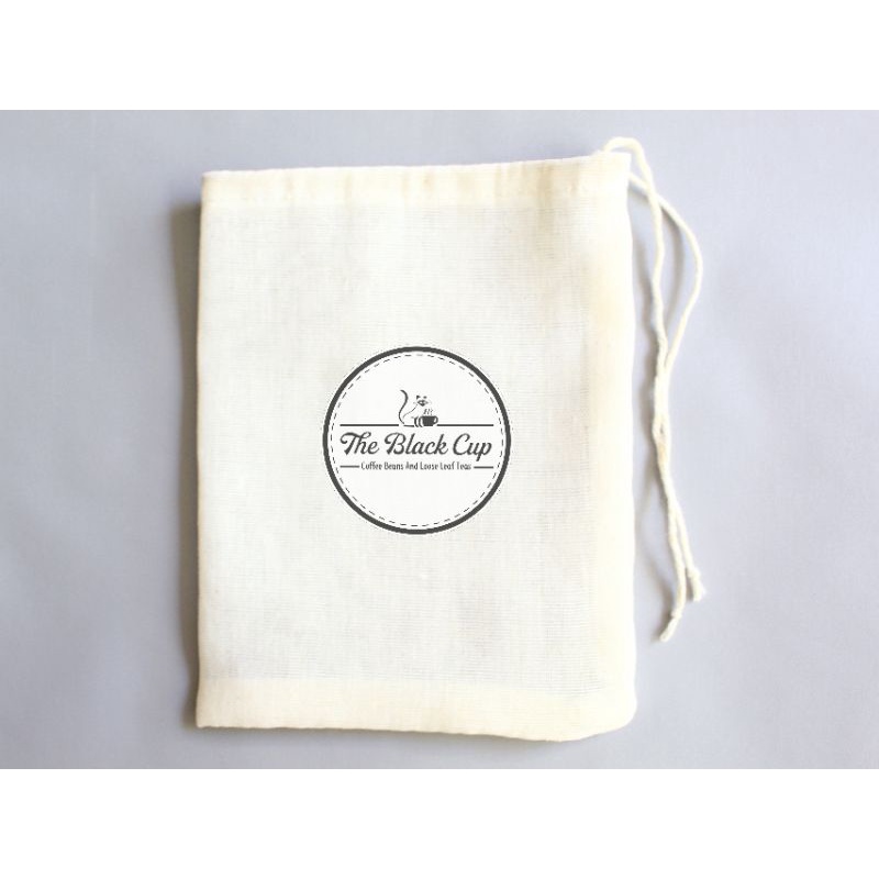 [TheBlackCup] x1 Large Reusable Tea Bag Coffee Tea Bag / Teabag