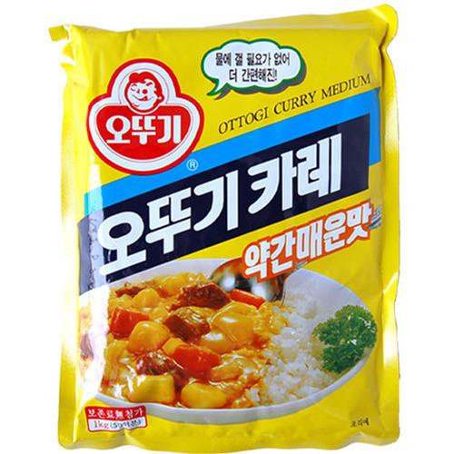 Ottogi Instant Curry Powder 1kg (mild, medium, spicy, Jjajang, Hash