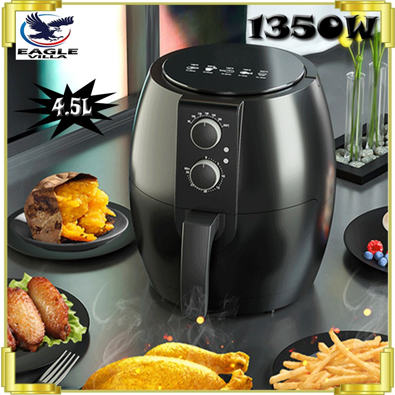 Eagle Villa Heavy Duty Advance Electric Air Fryer 4.5L/5.0L/6.5L