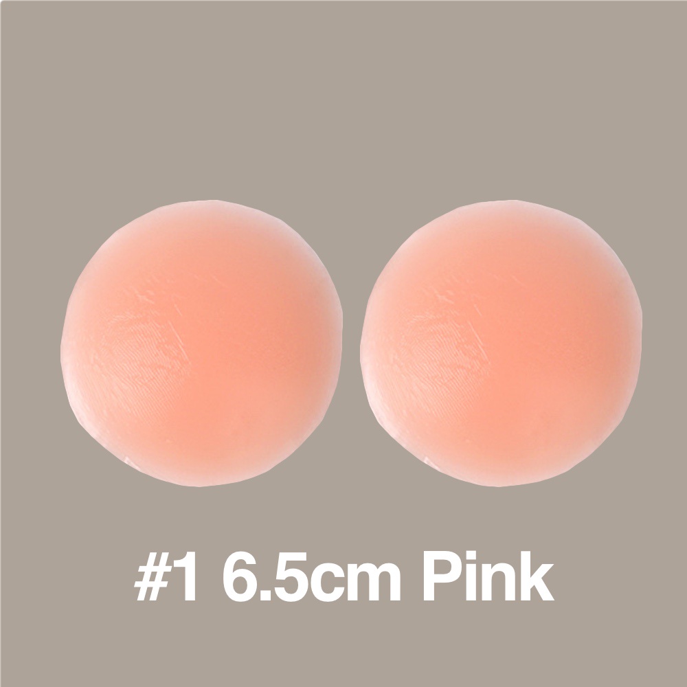 Reusable Silicone Nipple Pad Pasties Cover Bra Pad Skin Gel 6.5cm 8.5cm