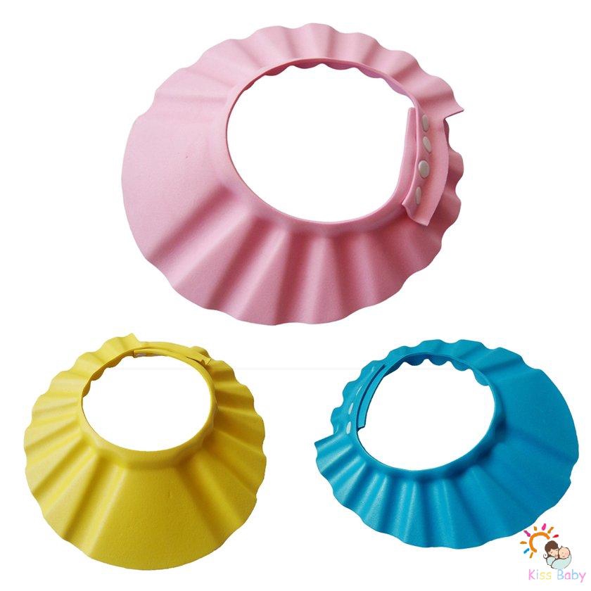 【3 Colors】Adjustable baby shampoo cap / child shampoo cap / baby shower
