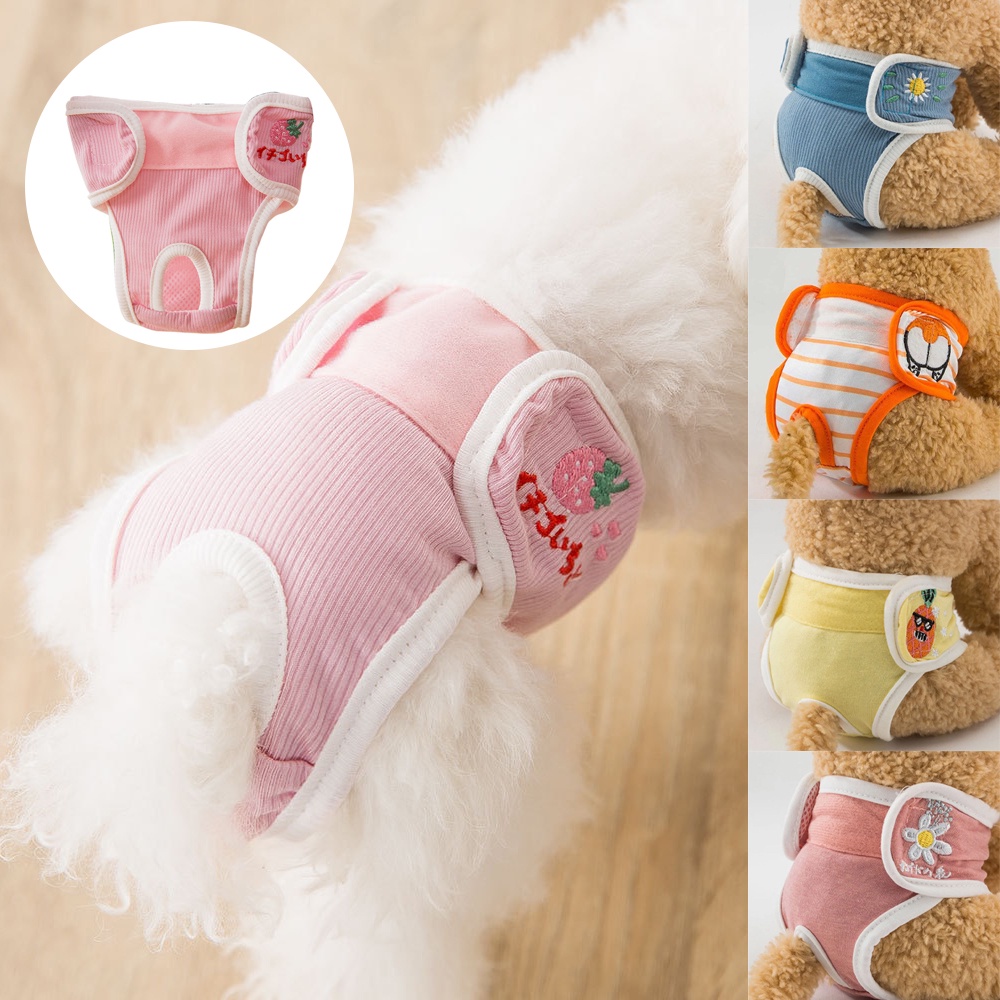 Female Dog Physiological Pants Reusable Puppy Shorts Dog Underwear