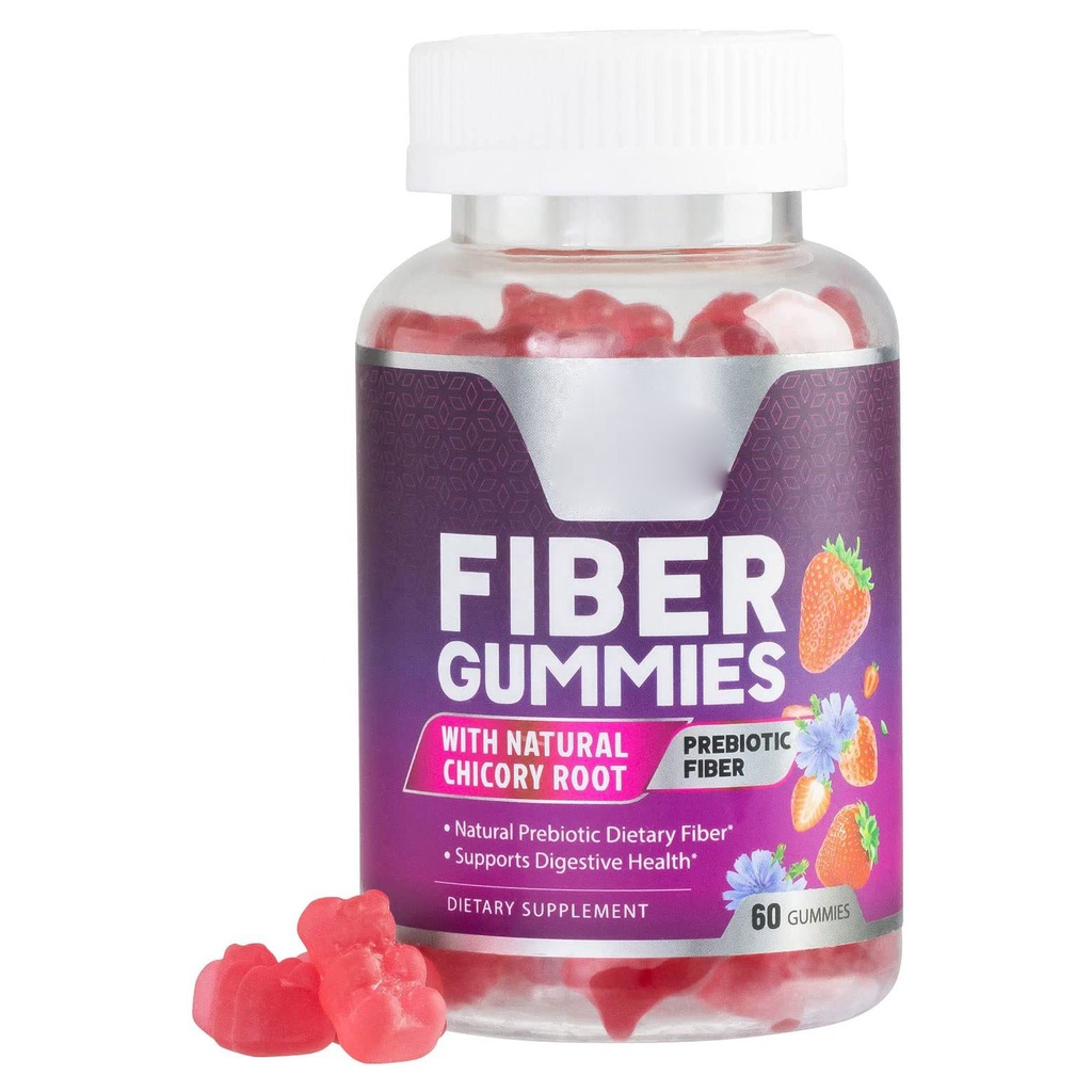Private label Fiber Gummies for Adults Extra Strength Inulin Gummy for