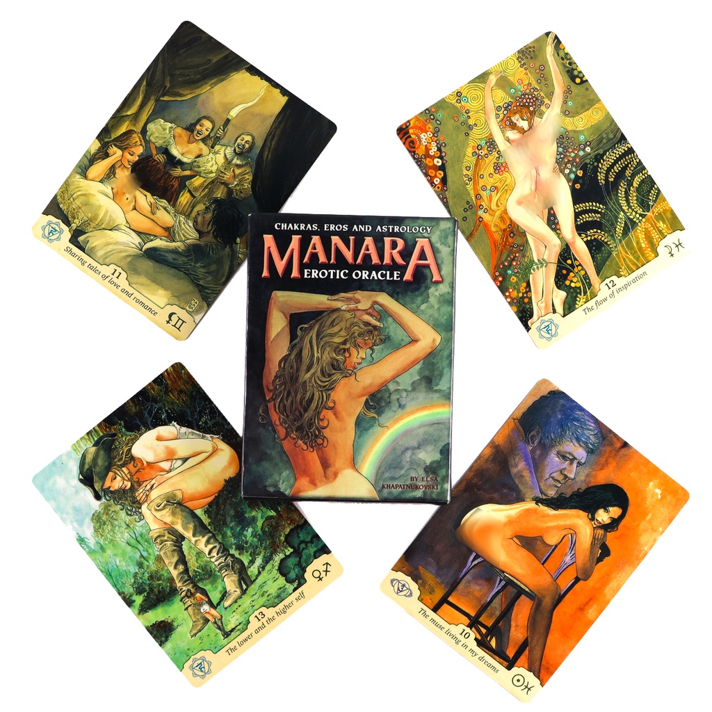 Manara Erotic Oracle Cards Deck Party Table Game High Quality Fortune