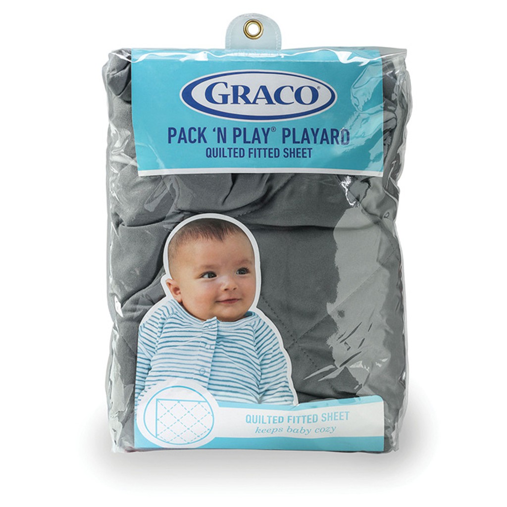Graco Acc Pnp Sheet Qui Stone Grey [Not For Sale] Shopee Philippines