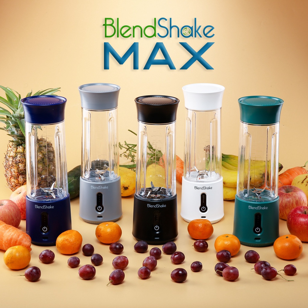 NEW BLENDSHAKE MAX USBC Water Resistant Authentic 6 Blades Portable