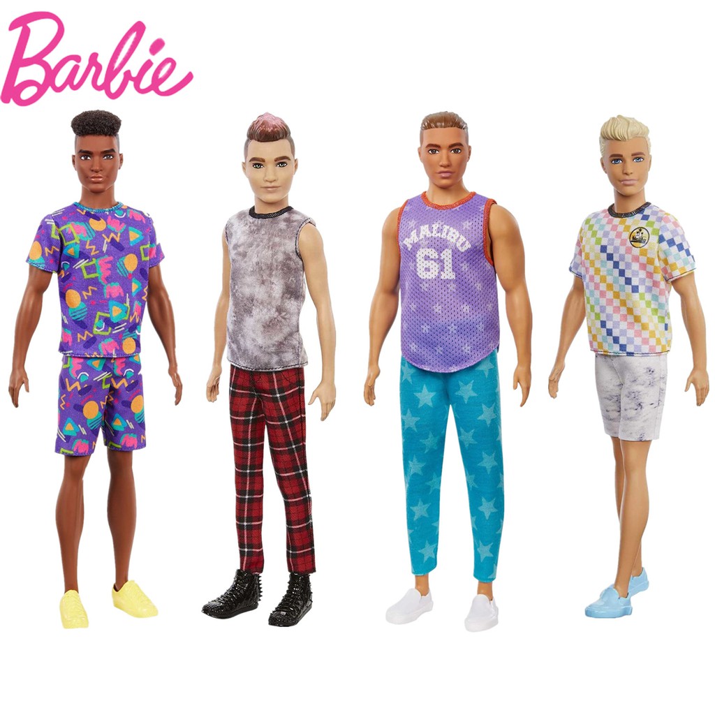 Barbie Ken Fashionistas Doll 165 Malibu 2021 162 Graphic Purple Top