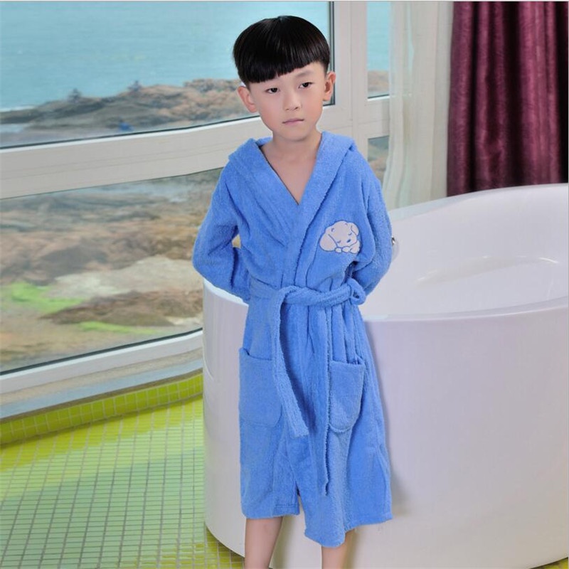【spot goods】♦ 31 Styles Cotton Toweled Children Bathrobe Baby Nightgown