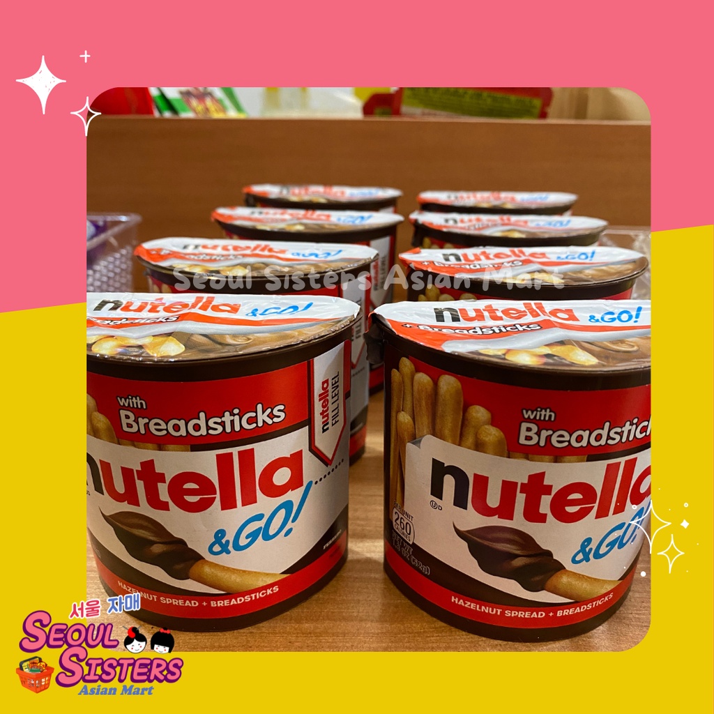 Nutella & Go with Breadsticks Chocolate Spread 52g Shopee Philippines