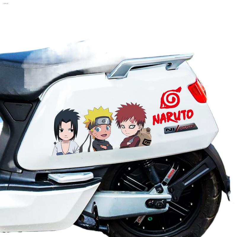 Naruto Electric Car Sticker Sasuke Naruto Anime Cartoon Scratch