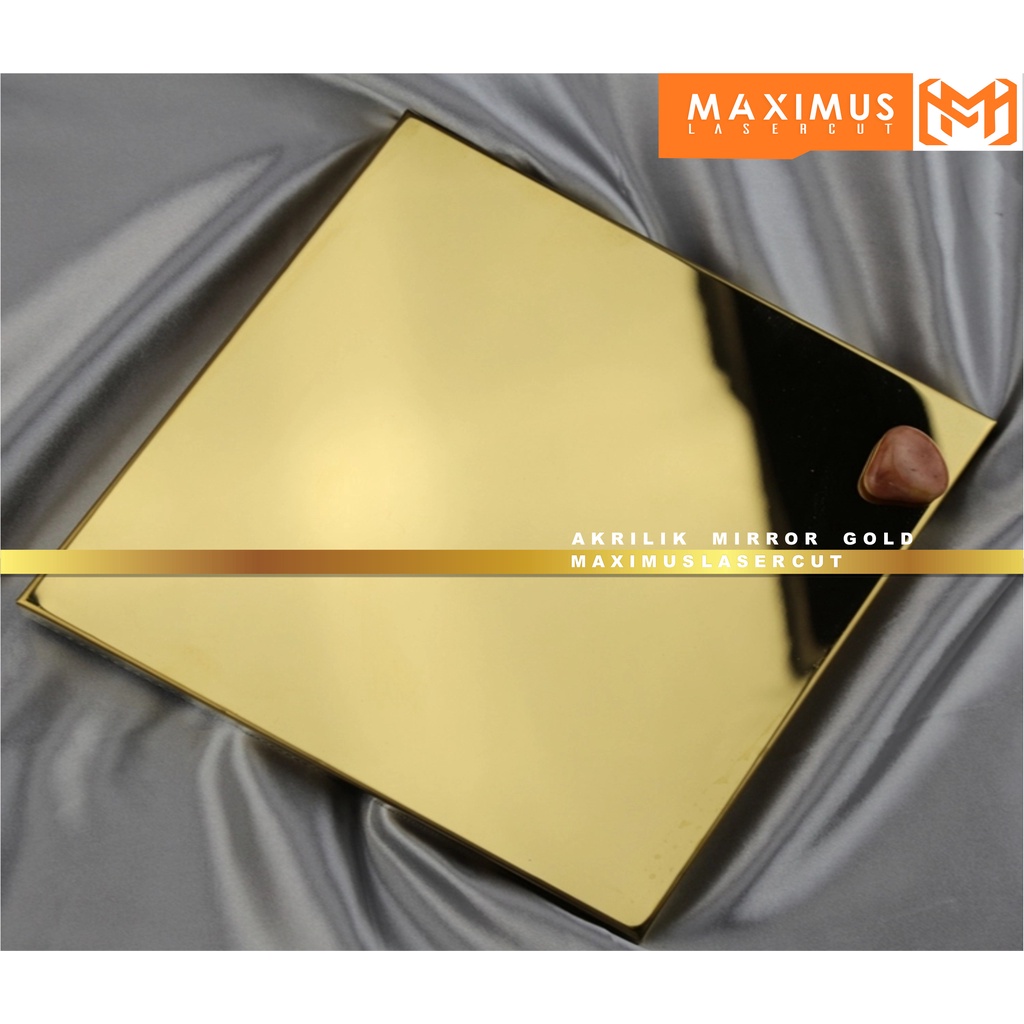 A3 Acrylic MIRROR GOLD 2mm Custom Sheet/Piece (Acrylic Sheet