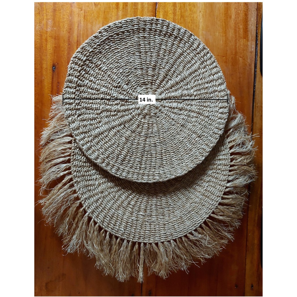 Handmade Abaca Placemats from Bicol Shopee Philippines