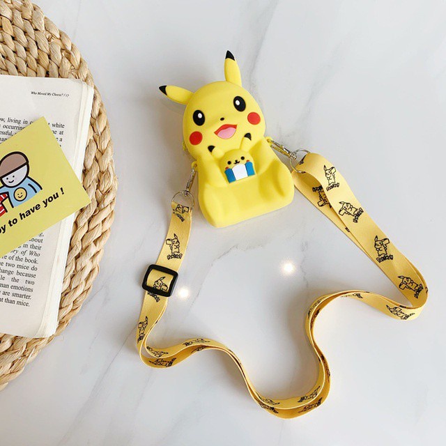 KENTON Cute Messenger Bag Children's Gift Anime Figure Pikachu Pokemon