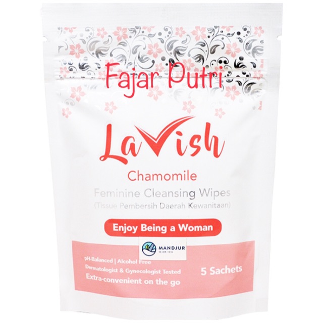 Lavish Feminine Cleansing Wipes 5 Sachets Shopee Philippines