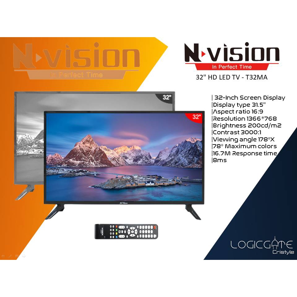 NVISION 32inch HD LED TV (T32MA) Shopee Philippines