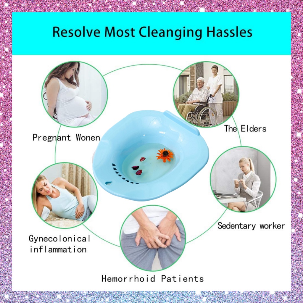 Sitz Bath for hemorrhoids sitz bath basin Elderly Postpartum