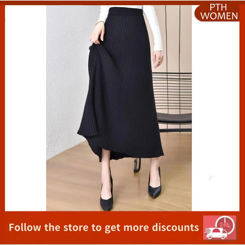 1820 Long skirt knitted skirts church skirts Aline 80CM Muslim skirts super high quality