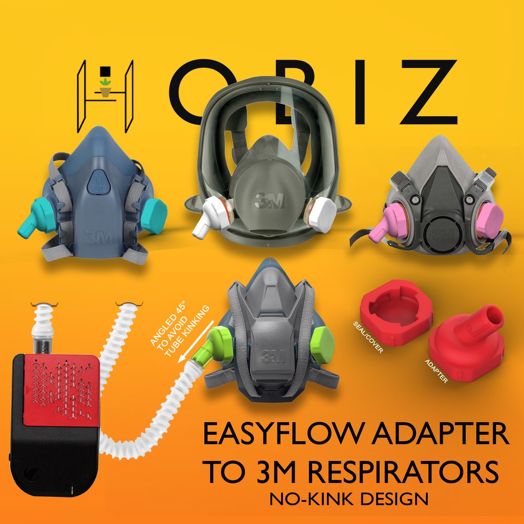 Easyflow adapter to 3M respirator NO KINK Shopee Philippines