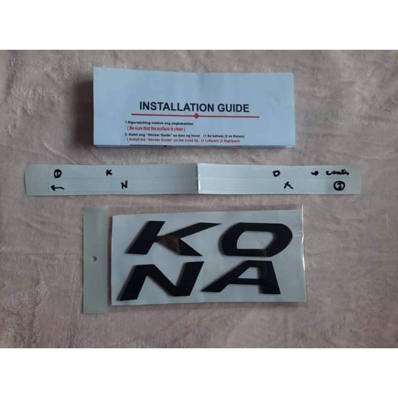 Hyundai Kona Hood Emblem Shopee Philippines