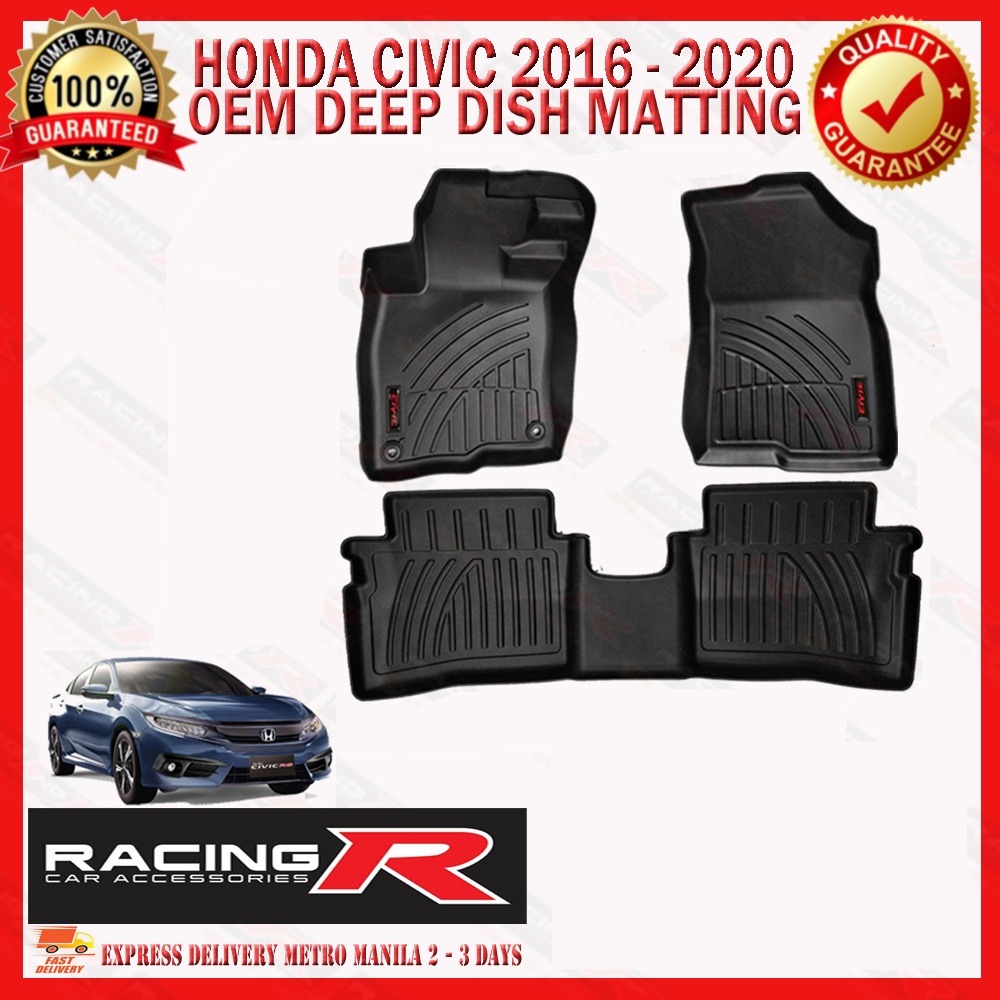 Honda Civic 2016 to 2022 OEM Deep Dish Matting ( Car Accessories